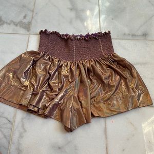 Queen of Sparkles Purple and Gold Shorts